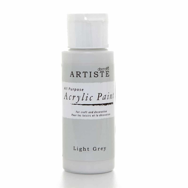 Artiste Acrylic Paint Light Grey
